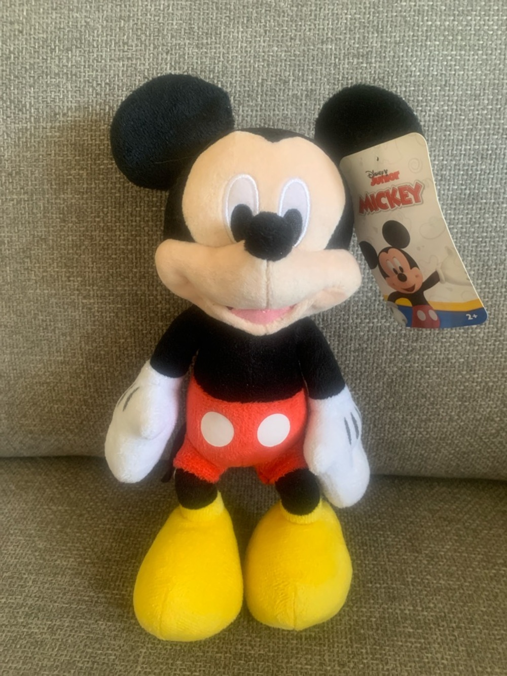 Disney Mickey Mouse Plush Stuffed Animal Beanbag Bottom 11” with Tag New